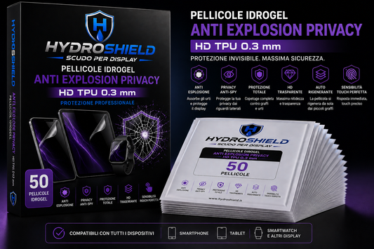 Confezione 50 pezzi HD PRIVACY 0.3 mm